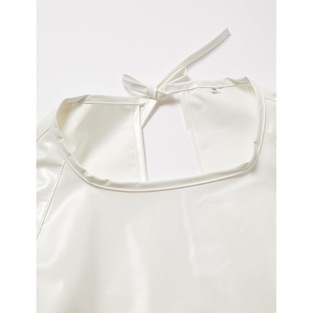 Koshin Rubber Apron White M Waterproof Oil Resistant Stain Resistant Blood Resistant Neo Fresh Kappou (with Sleeves) G0477FY