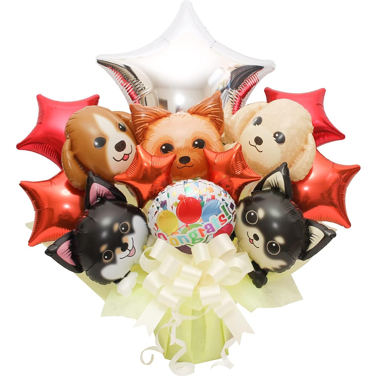 Balloon gift, pet salon, opening celebration, grand opening celebration, pet, balloon telegram, Balloon Tino (dog1)