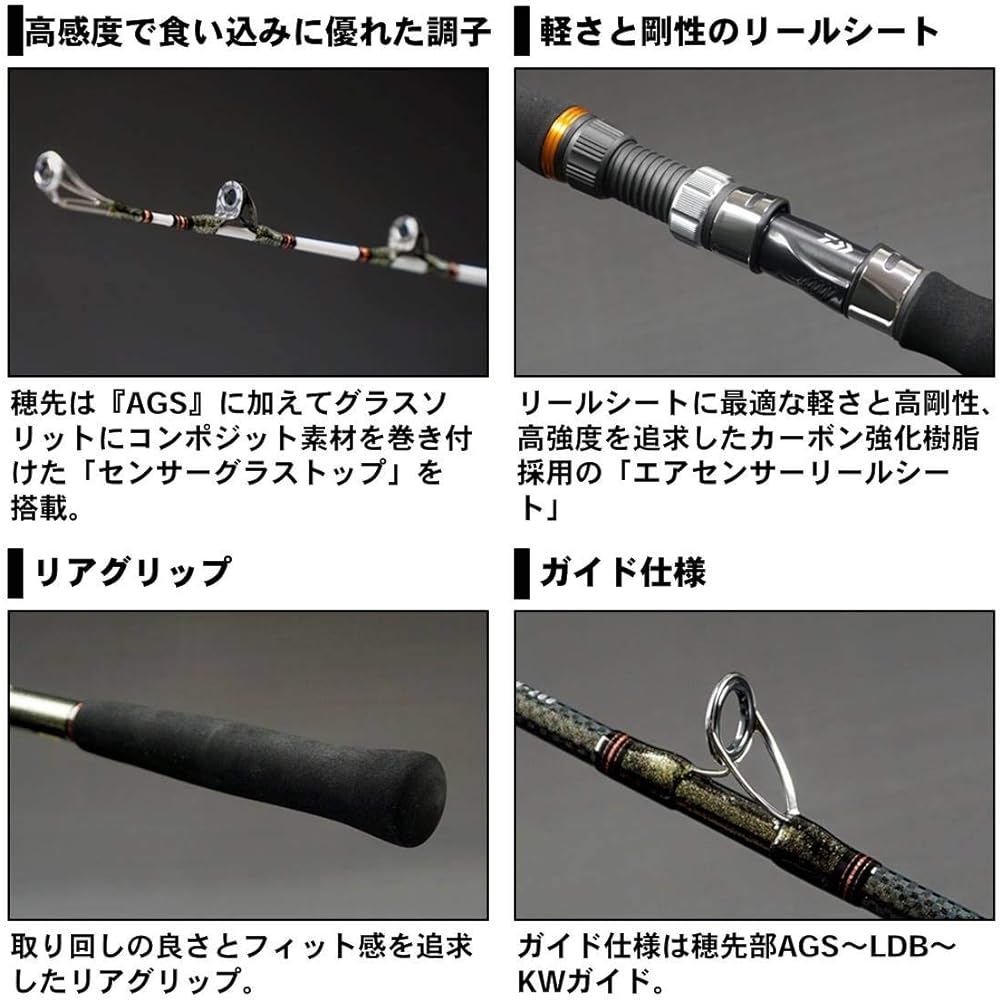 DAIWA Boat Rod Leading Nerai MH-200/J Fishing Rod