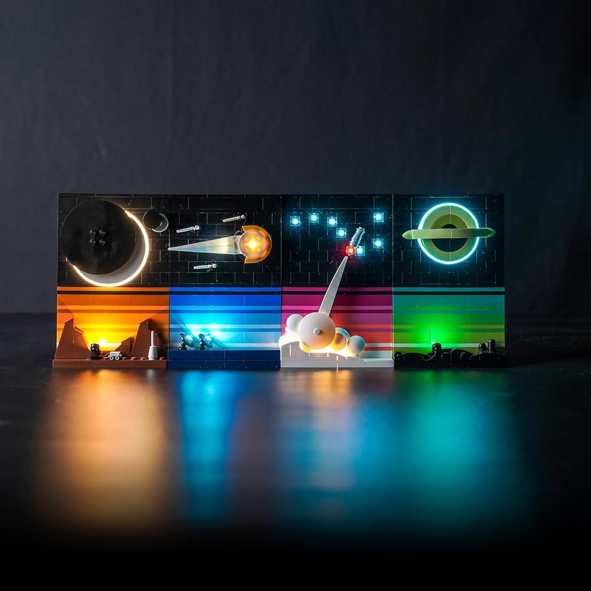 BrickBling LED Lighting Kit for LEGO Tales of the Space Age Voice Control Version Light Compatible with LEGO 21340 (Lights Only, No Model)