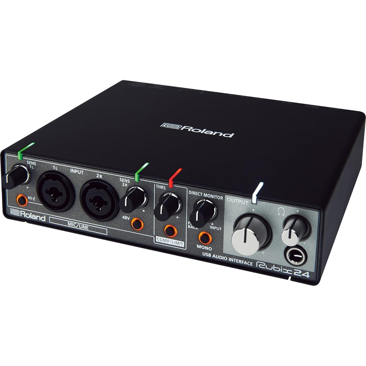 [Dynamic microphone + table stand included] Roland audio interface Rubix 24 home recording set