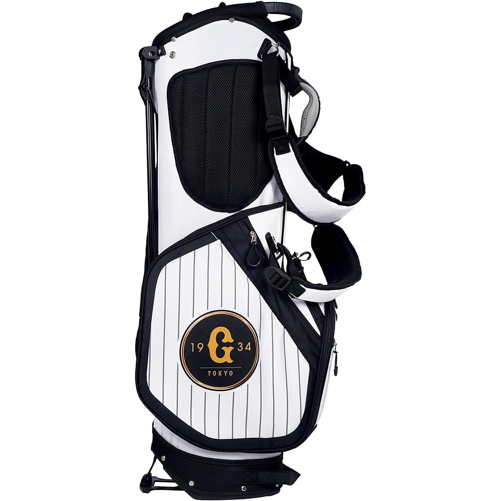 Lezax Caddy Bag Yomiuri Giants 9.5 Type Stand Bag White YGCB-1418