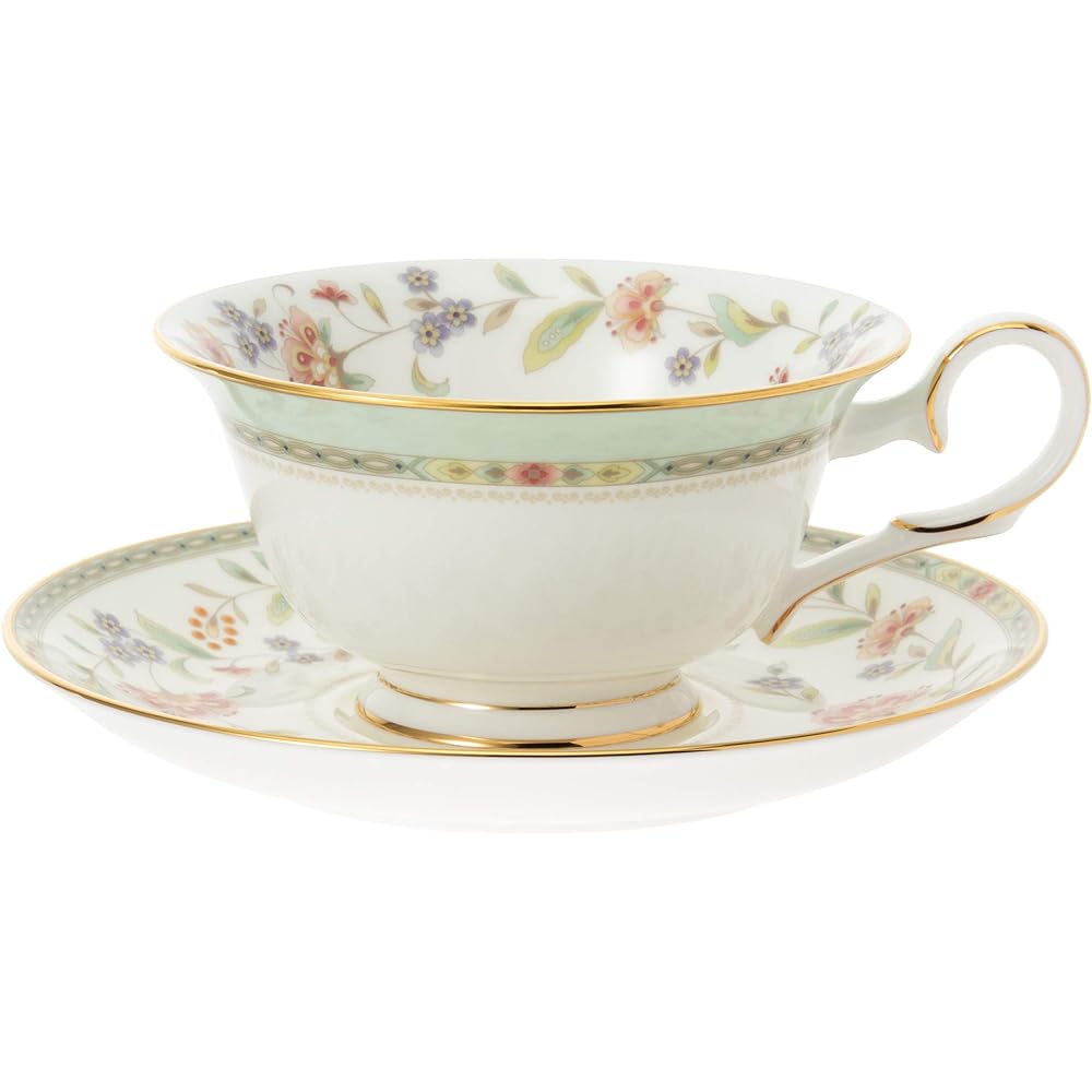 Noritake Cup & Saucer (Coffee Tea) 215cc Primrose Bone China T50717A/4909