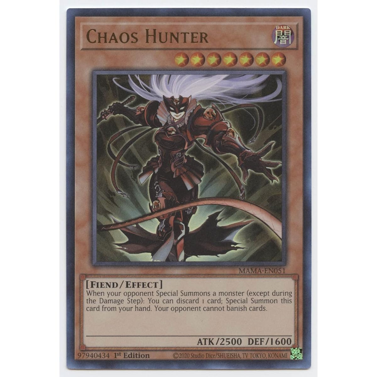 Chaos Hunter MAMA-EN051 Ultra Rare First Edition