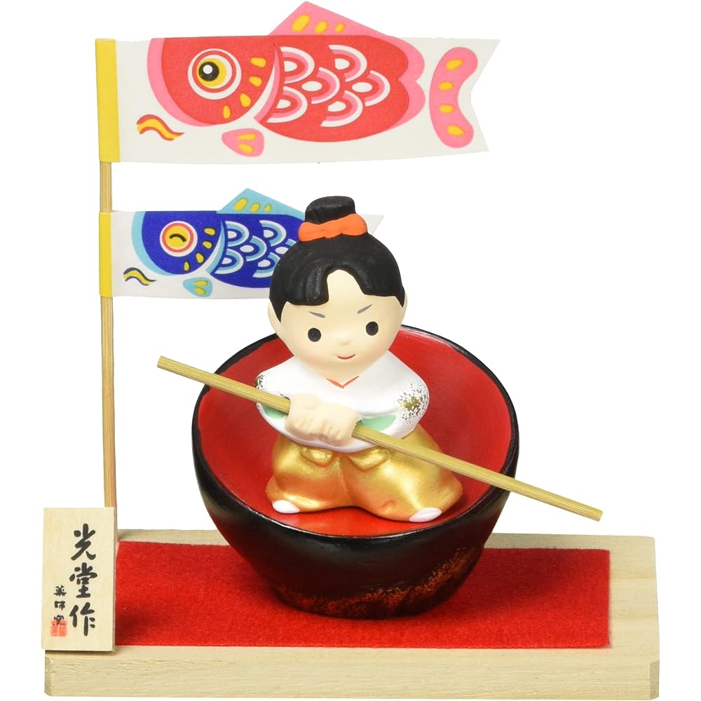 Yakushigama (yakushigama) Somenishiki First Battle General Decoration (with storage paulownia box stand)
