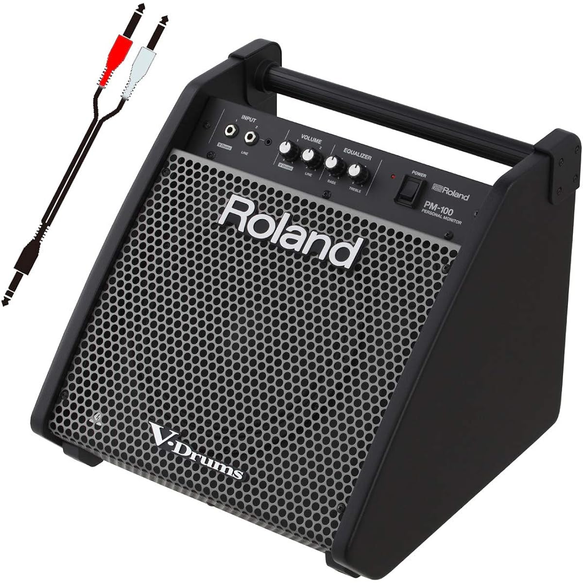 Roland electronic drum monitor speaker PM-100 connection cable set