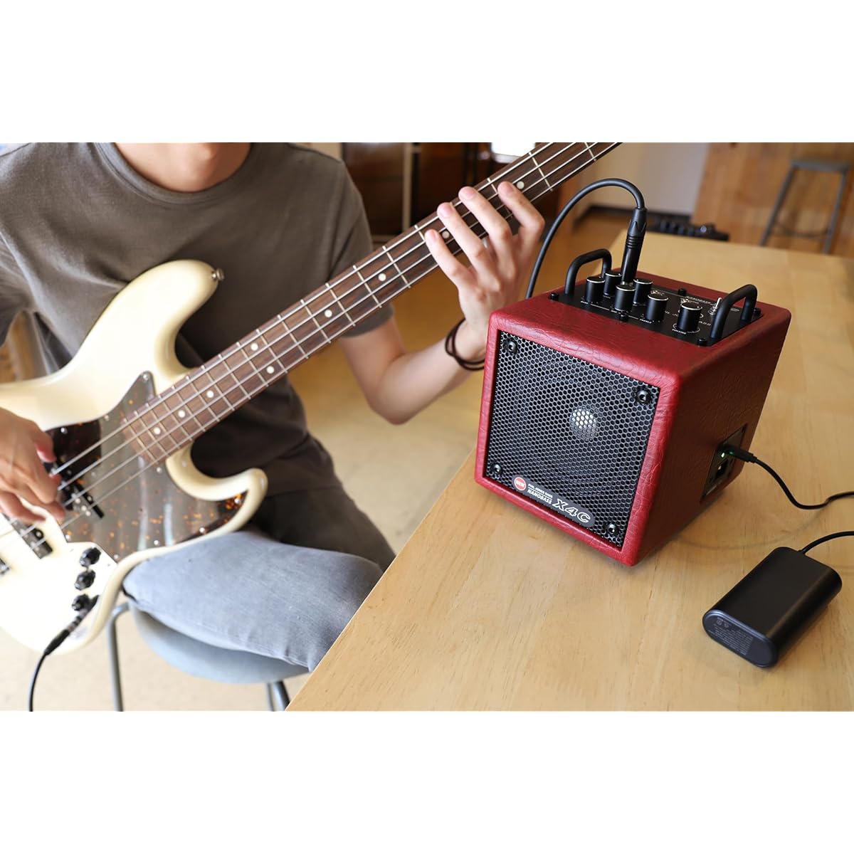 Phil Jones Bass PJB NANOBASS X4C Tweed Tweed Phil Jones Professional small bass amplifier Bluetooth mobile battery compatible Limited color