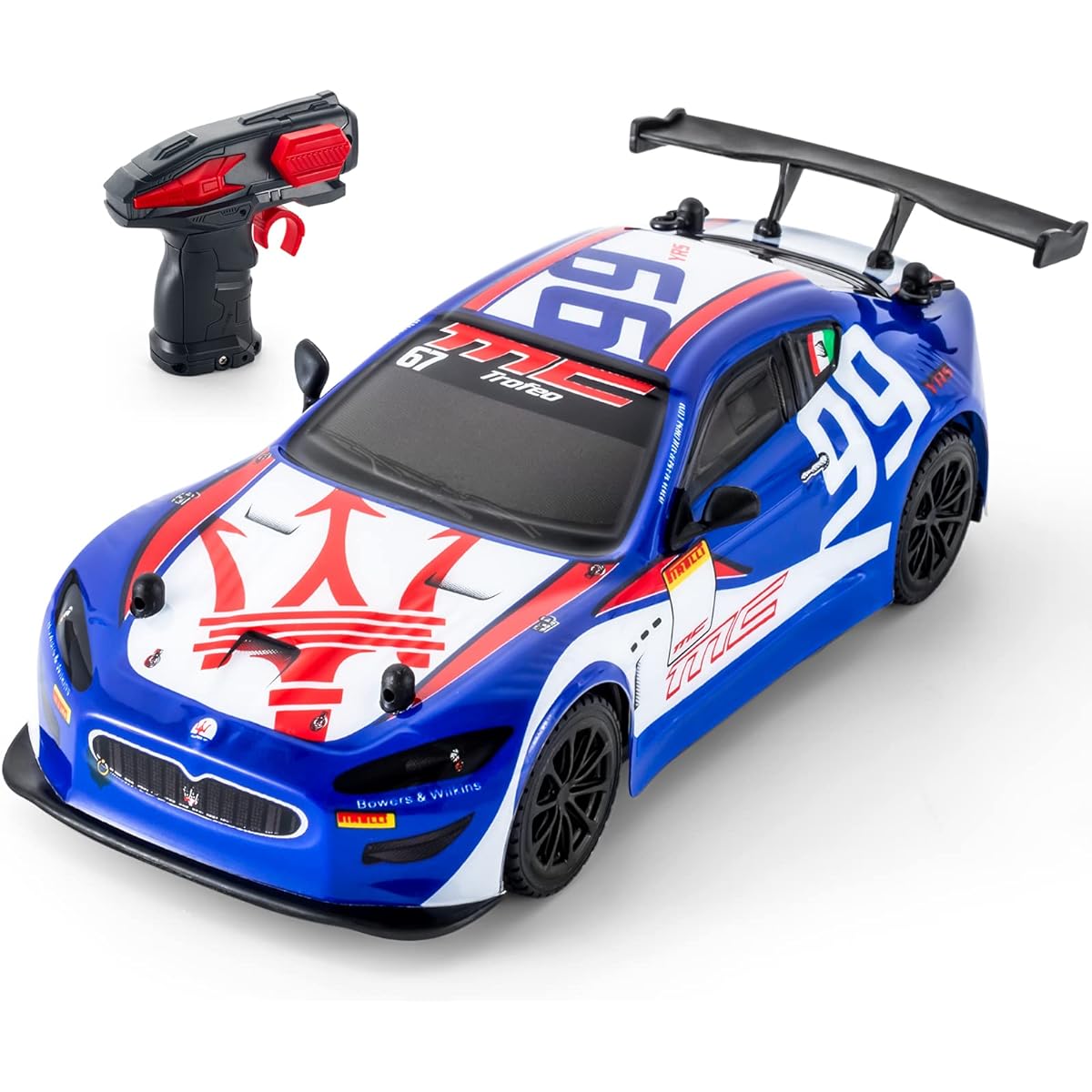 GrowFun Remote Control Car 2.4Ghz Maserati GT Electric Sports RC Drift Race Car 1:24 Scale Licensed RC Car Series High Speed Racing RC Truck Crawler Toy Model Vehicle for Ages 8 9 10 11 12 Years Old