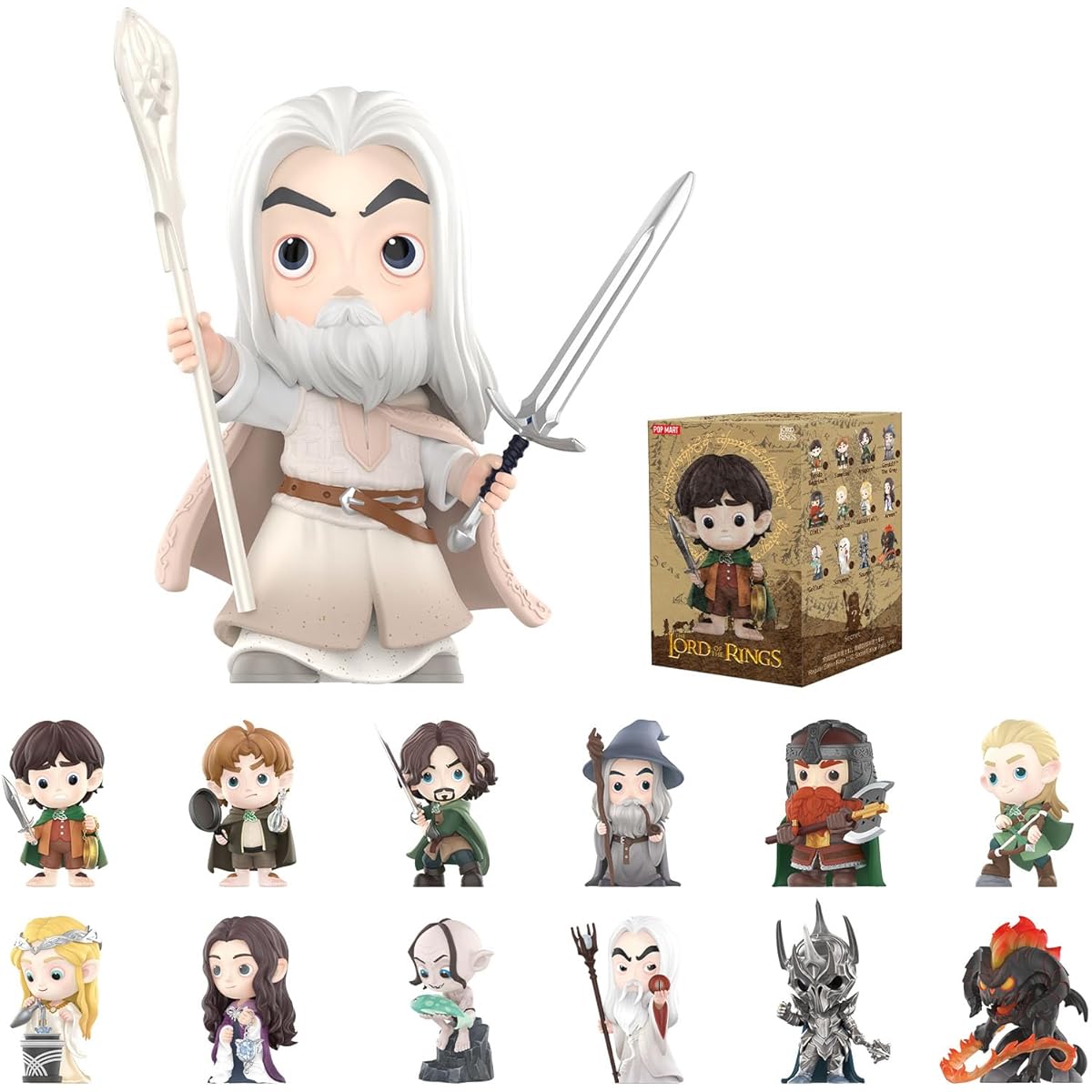 POP MART Lord of the Rings Classic 1/12 Set Collection Toy Random Box Birthday Christmas Party Holiday Gift Home Decoration