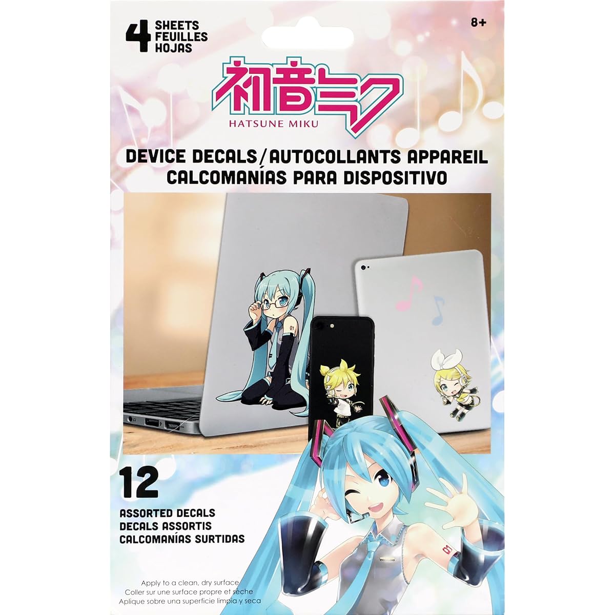 Trends International Hatsune Miku Device Decal with Foil (Pack of 12)