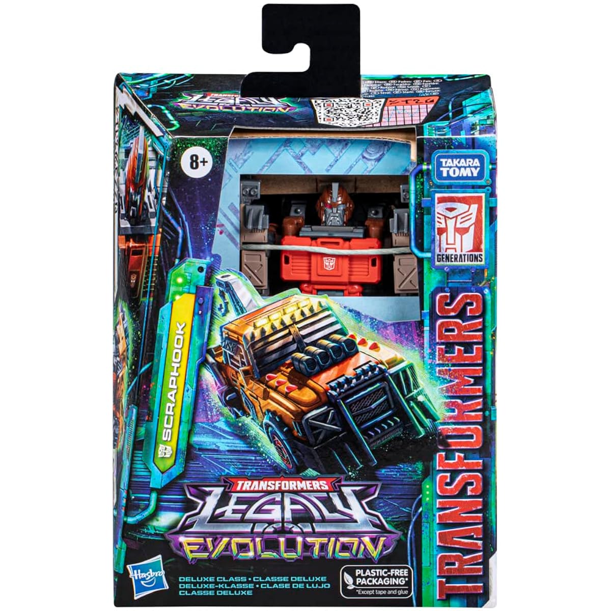 Transformers Toys Legacy Evolution Deluxe Scraphook Toy, 5.5-inch, Action Figure for Boys and Girls Ages 8 and Up