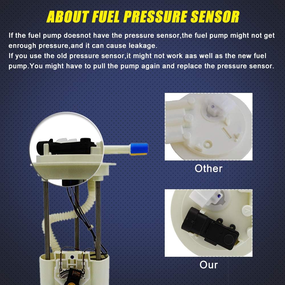 TOPSCOPE FP3518M - Fuel Pump Module Assembly E3518M 2000-2005 Buick Reservoir/Park Avenue Pontiac Bonneville Cadillac DeVille/Seville