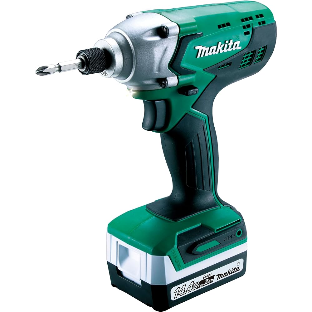 Makita Rechargeable Impact Driver 14.4V2Ah M695DSA with battery, charger, and case