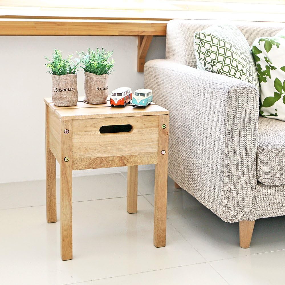 Room and Home Log Storage Stool 32 X 32 X 42cm