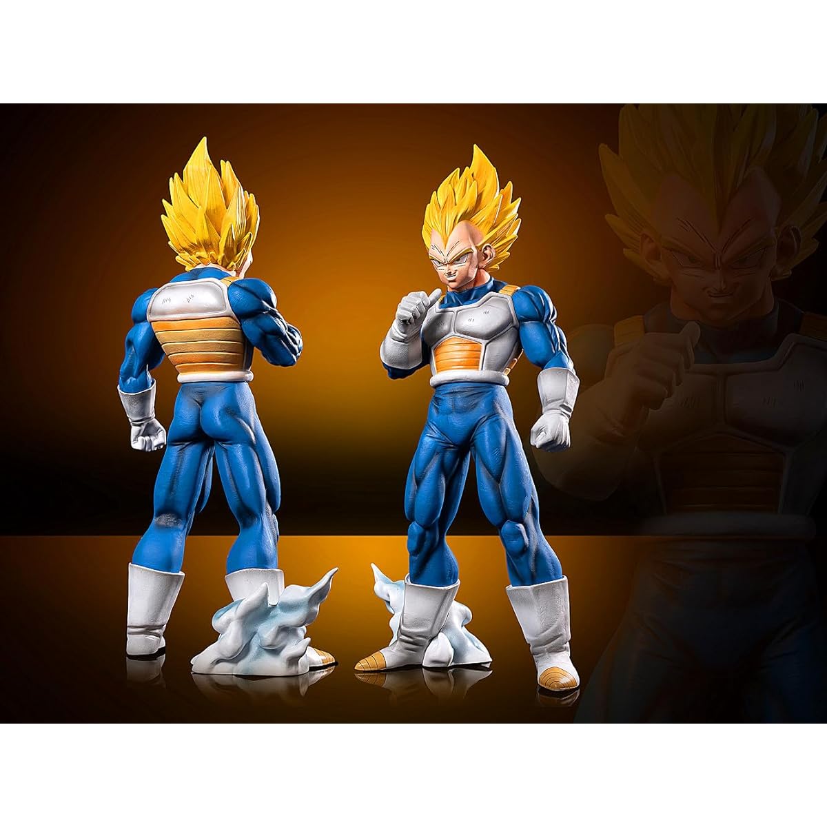 LESESOBE Vegeta Figure Figure DBZ Action Figure Super Saiyan Collection Birthday Gift PVC 11 Inch