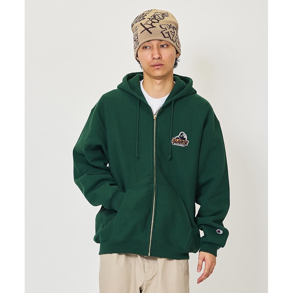 [Extra Large] Hoodie XLARGE×Champion REVERSE WEAVE FULL-ZIP HOODED SWEAT Men's