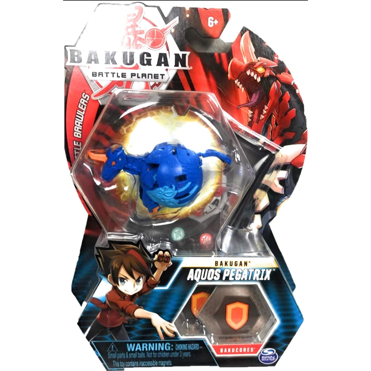 Bakugan AQUOS Pegatrix 2-inch tall collectible transforming creature for ages 6 and up