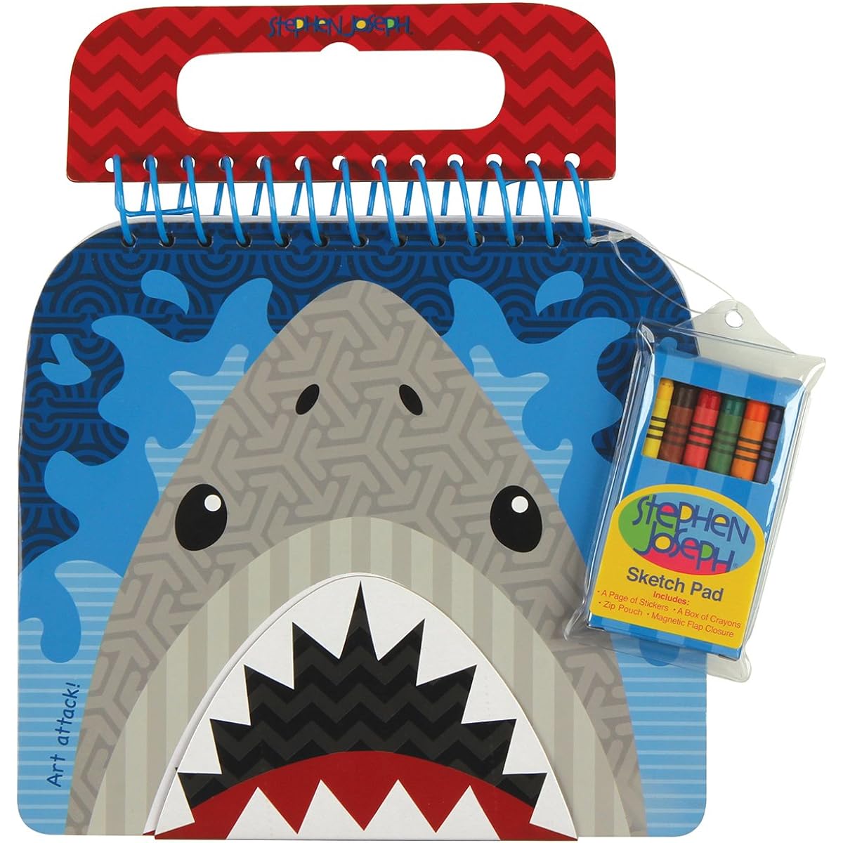 (Shark) - Stephen Joseph Shaped Sketch Pad, Shark