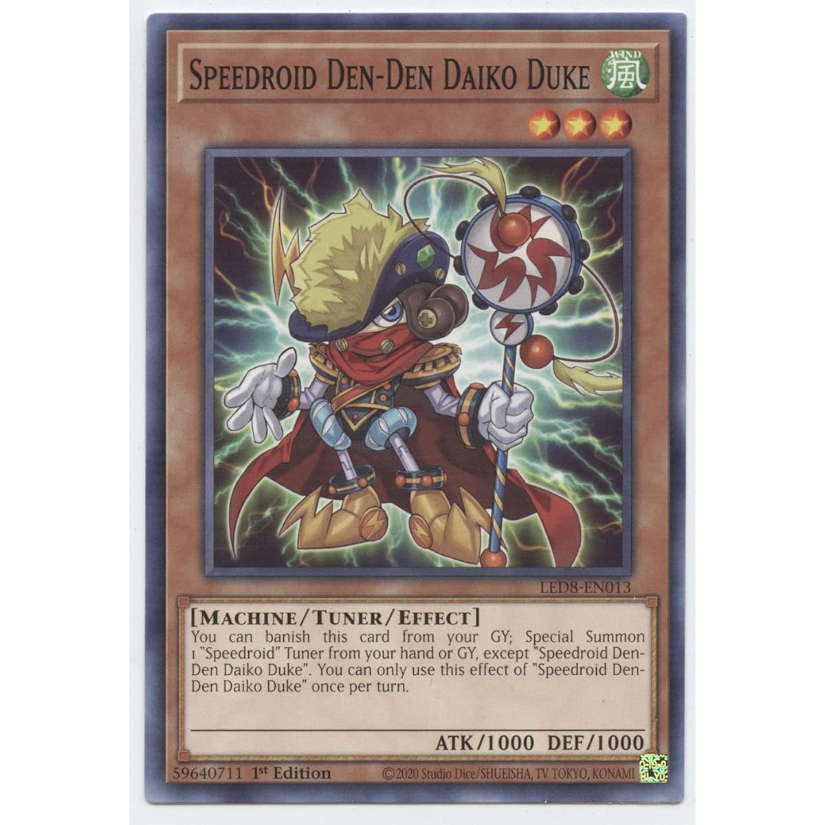 Speedroid Denden Daiko Duke - LED8-EN013 - Common - First Edition