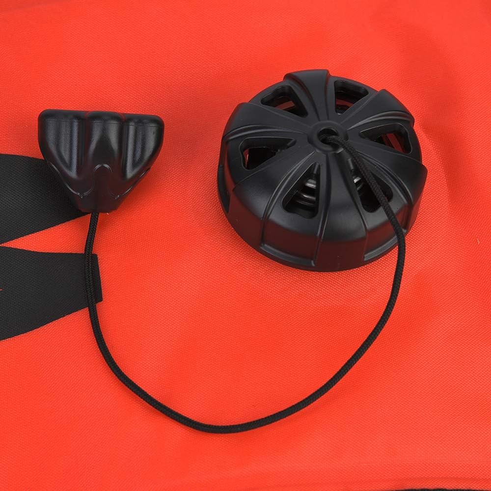 KEEP DIVING Safety Stop Float with Retro-Reflective Strip High Visibility Foldable for Diving Length 177cm x Width 15cm SBM-180A (Neon Orange)