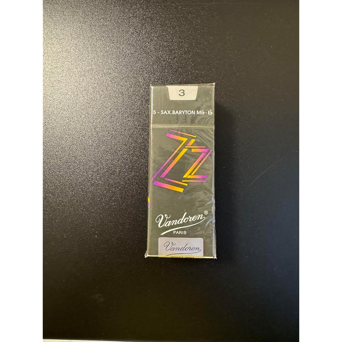 Vandoren Baritone Saxophone Reeds ZZ 3 (Old Packaging) x 4 Boxes (5 Pieces)