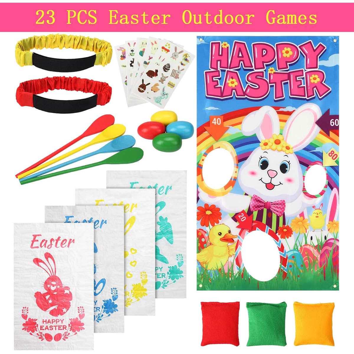 4 Player Easter Outdoor Party Game for Kids and Families