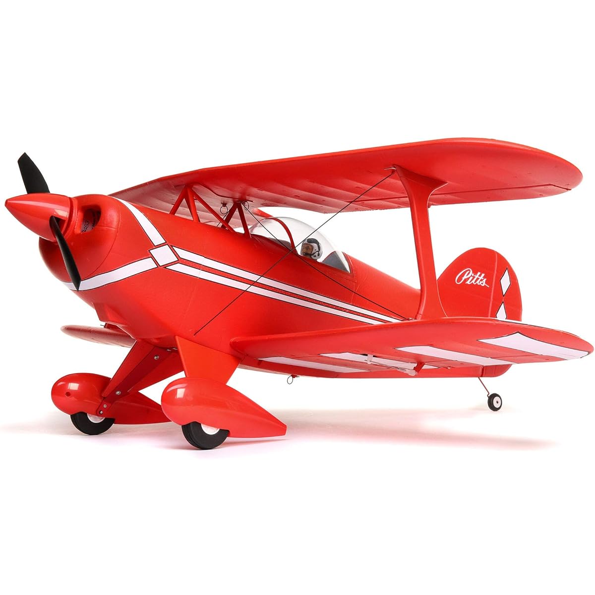 E-flite RC Airplane Pitts S-1S BNF Basic Transmitter Battery and Charger Not Included AS3X and Safe Select 850mm EFL35500
