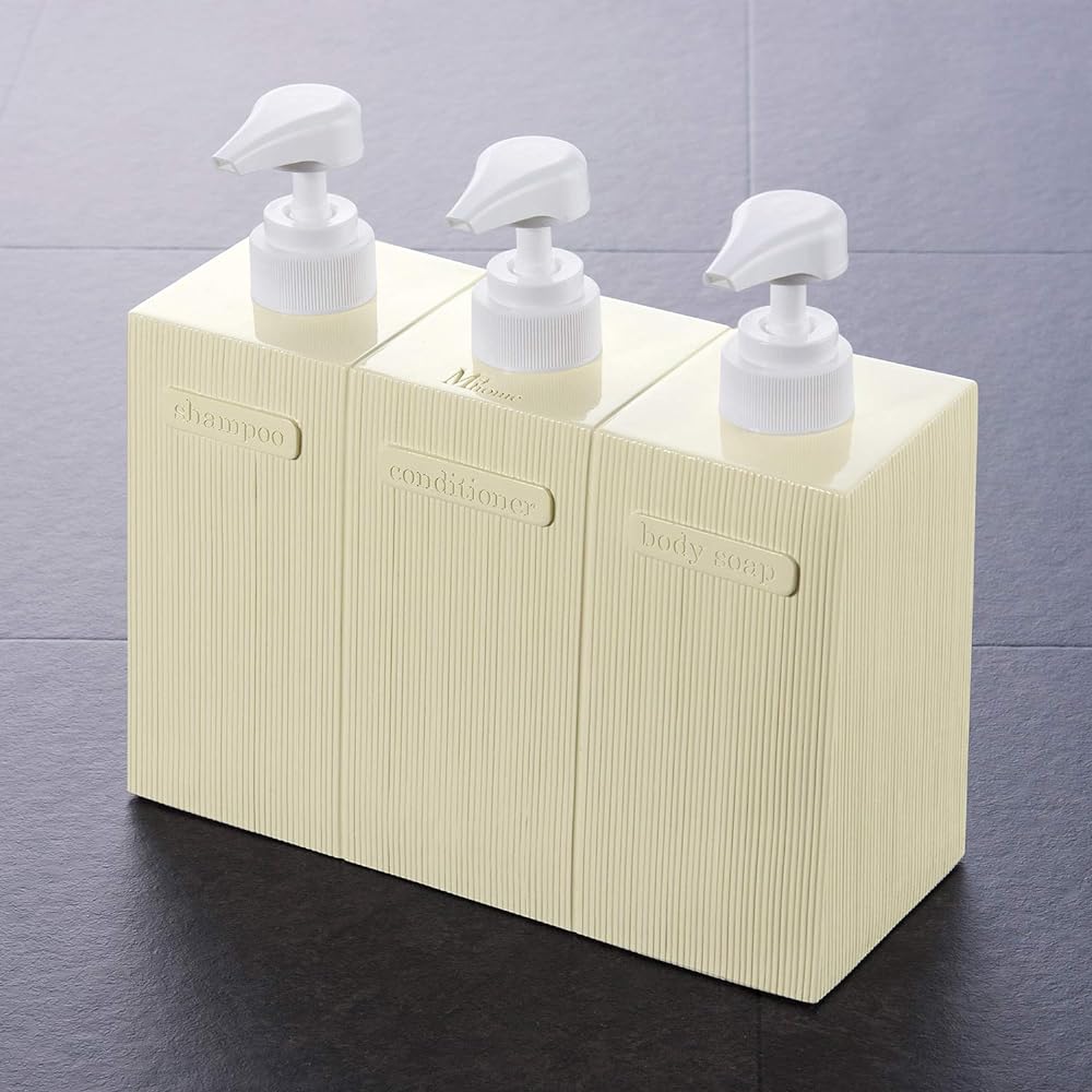 Senko M+home Laurea 3 Soap Bottle Ivory Approx. W23.4 x D9.2 x H15.5cm 86238
