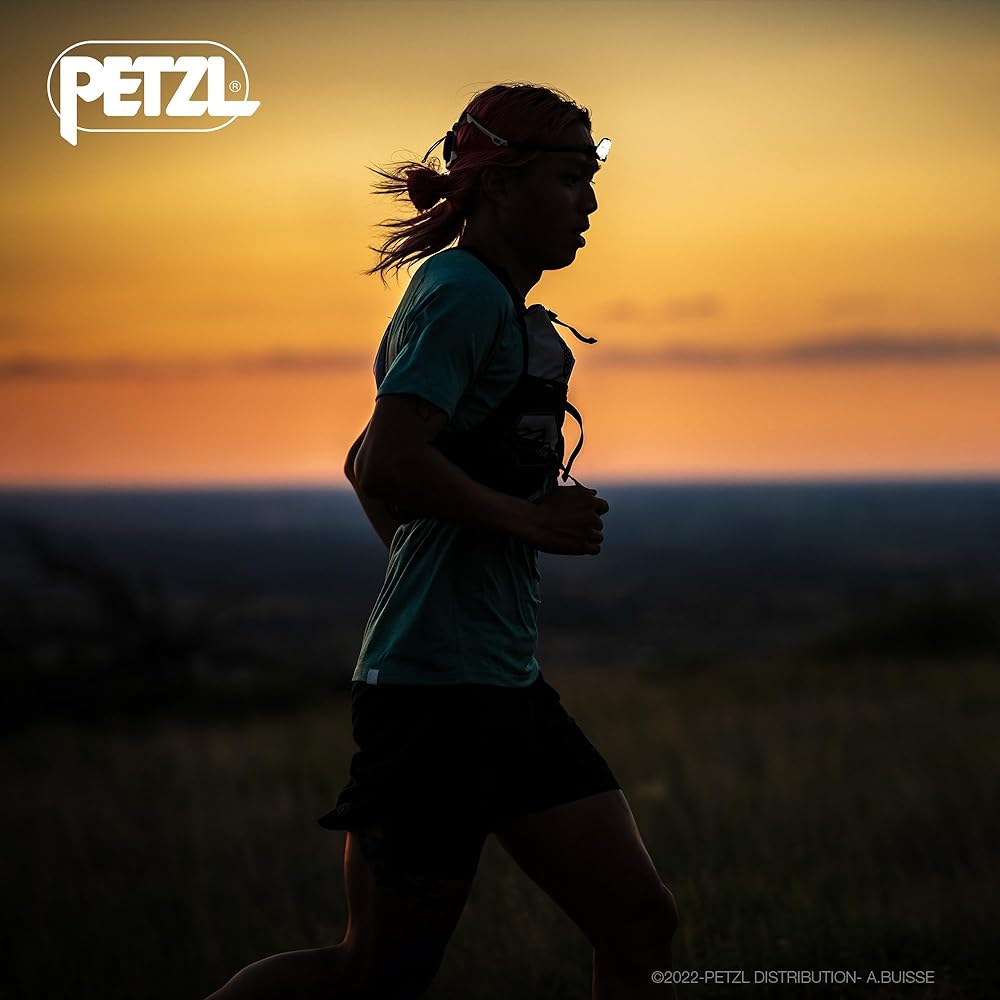 PETZL IKO Lightweight Headlamp Multibeam AIRFIT with Headband 350 Lumens