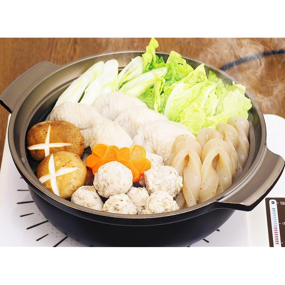 Urushiyama Metal Industry Earthen Pot No. 7 IH Compatible Aluminum Made in Japan Glass Lid Ajisai Pot AJS-7W