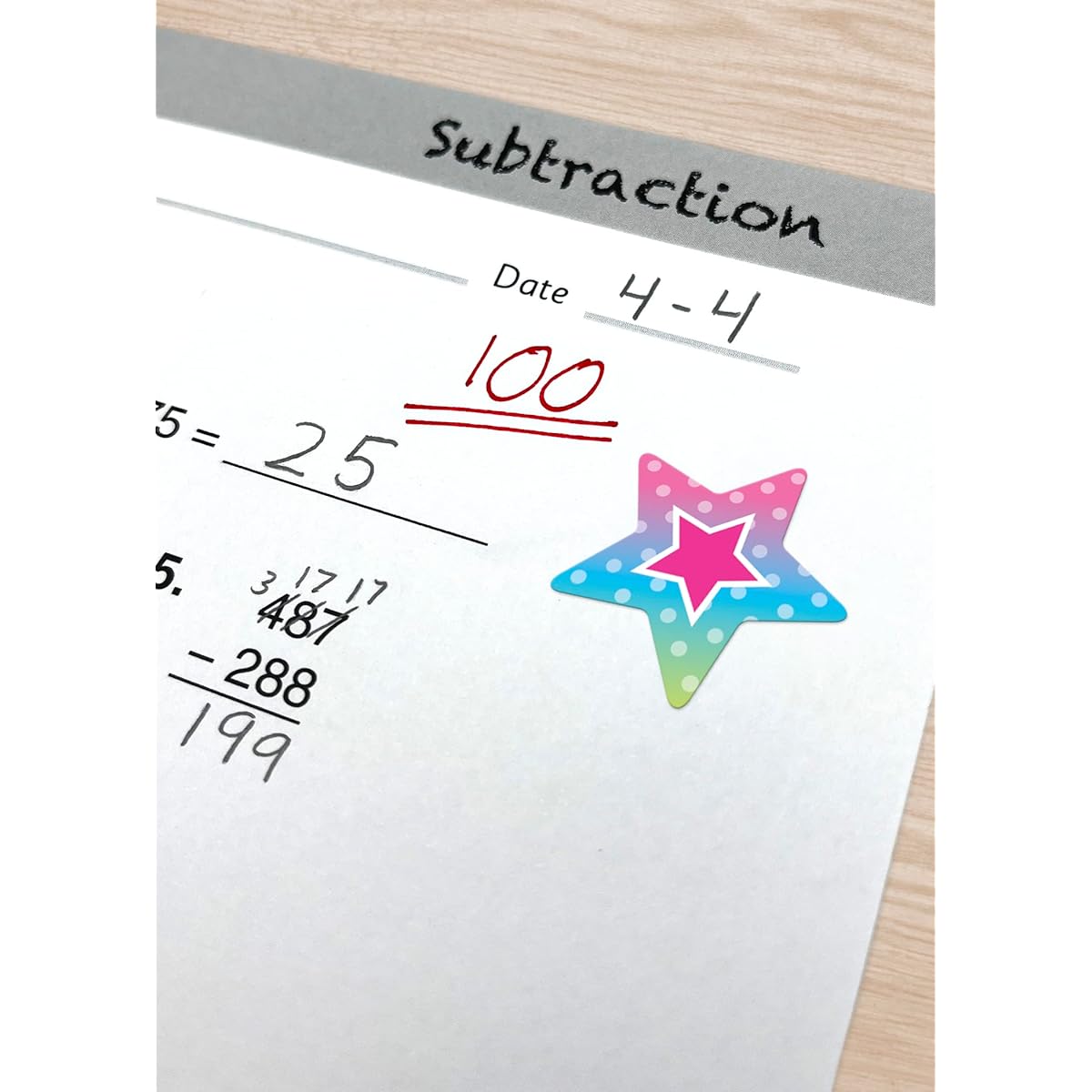 Colorful Vibe Star Sticker