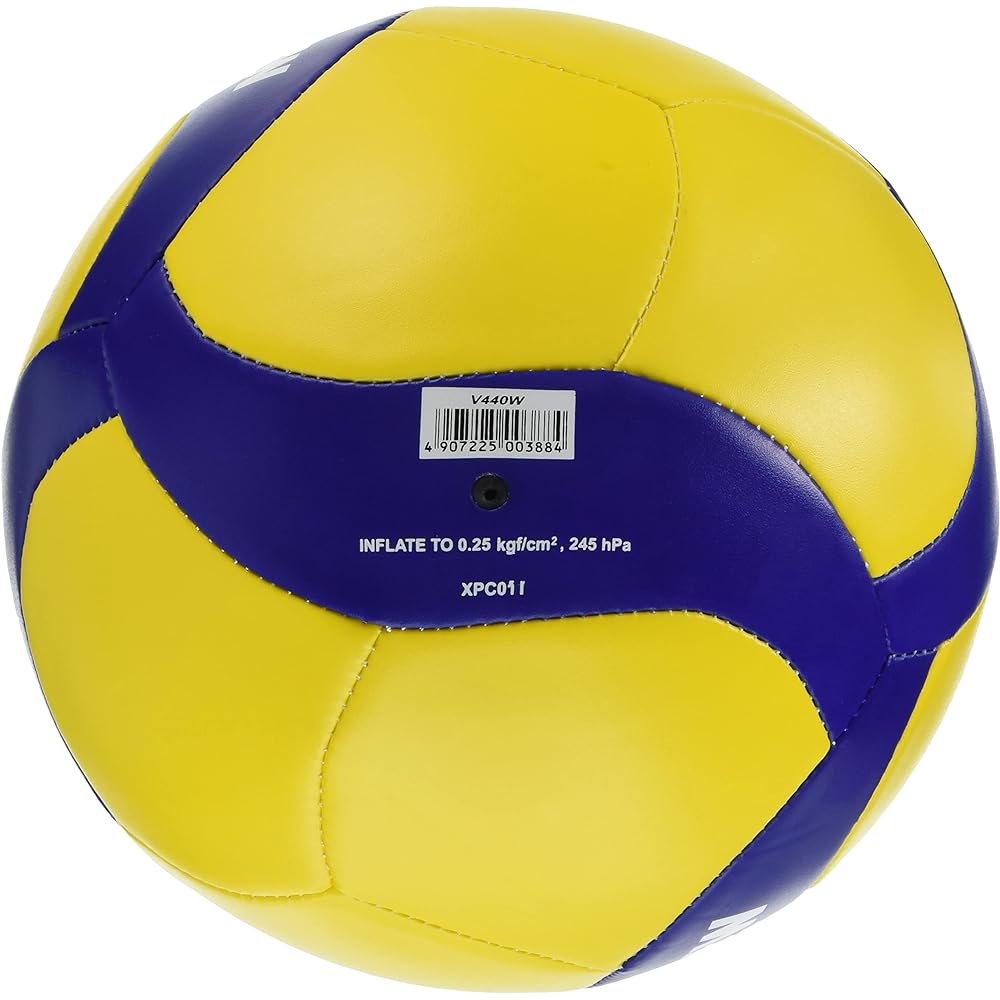 MIKASA Volleyball Recreation Leisure Size 4 Junior High School Students/Women's Yellow/Blue V440W Recommended Internal Pressure 0.25 (kgf/㎠)