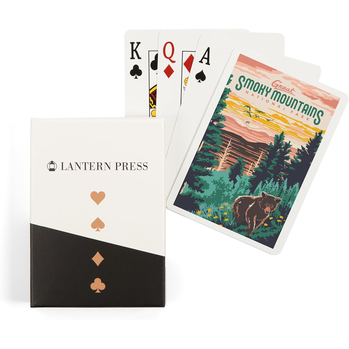 Lantern Press Great Smoky Mountains National Park Explorer Series (Playing Cards, Poker Size)