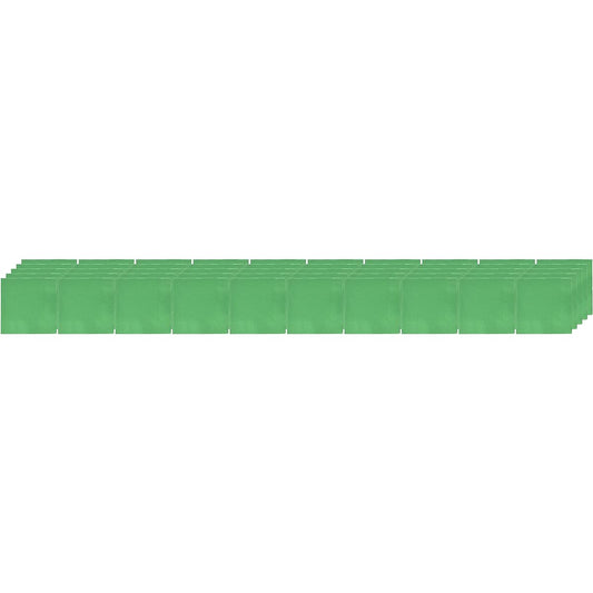 (Green) - Festive Green 3-Ply Beverage Napkins Pack of 50 Party Supply
