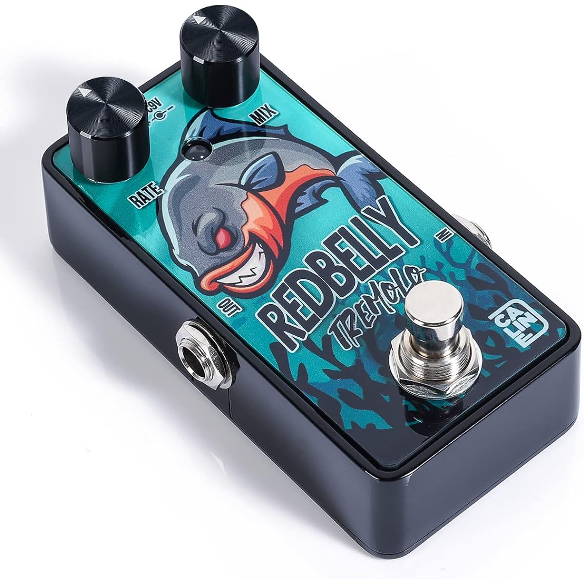 Caline G Series Tremolo Pedal Mini Tremolo Guitar Effect Pedal for Bass with Digital Circuit for Electric Guitar G007