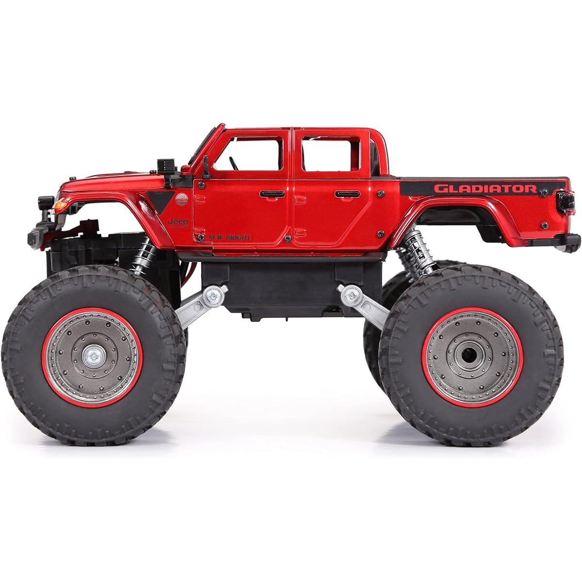 New Bright 1:18 Heavy Metal Jeep Gladiator Red