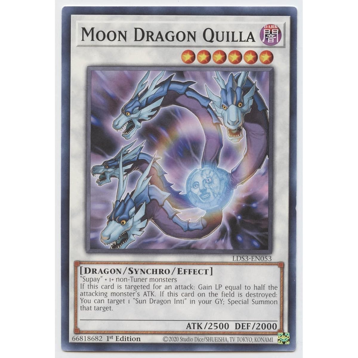 Moon Dragon Quilla - LDS3-EN053 - Common - First Edition