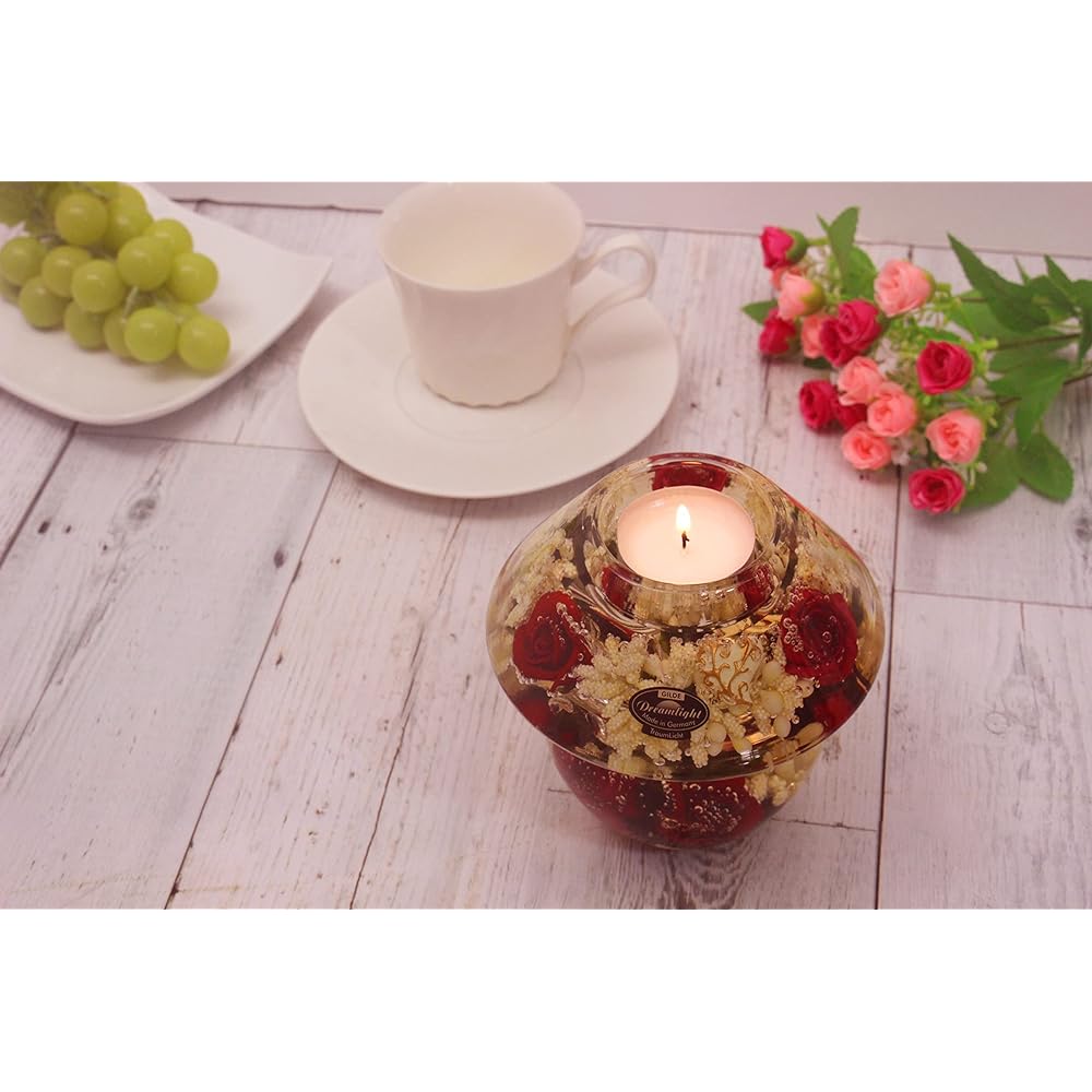 Ix Dreamlight Pretty Rose Candle Holder Noblesse Gift Wrapping Specification