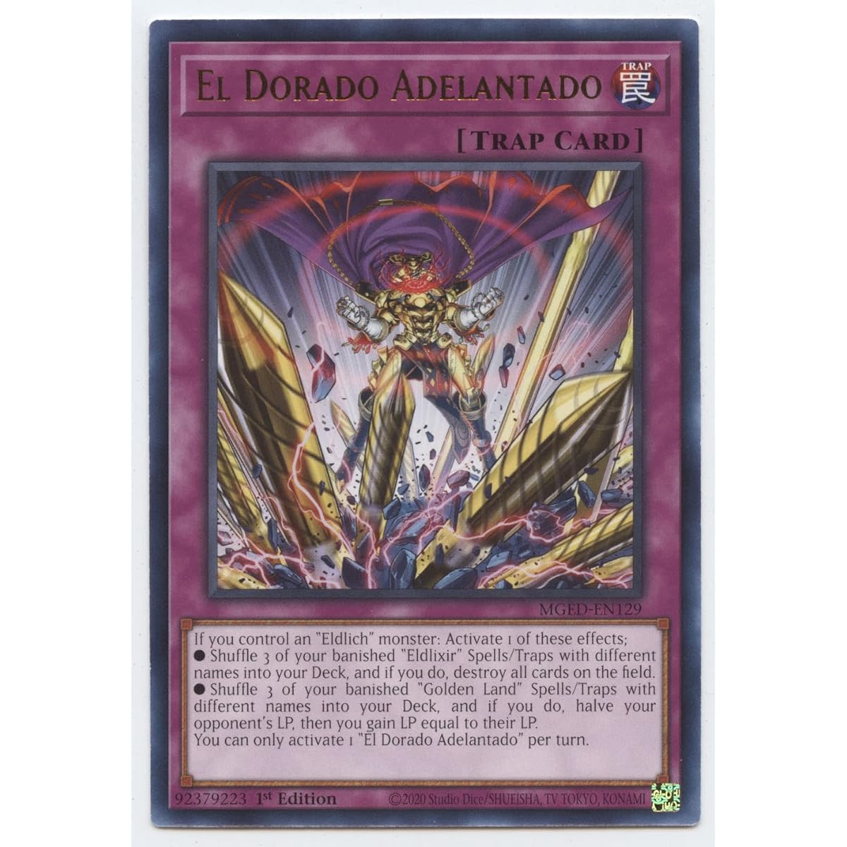 El Dorado Delantado - MGED-EN129 - Rare - First Edition.