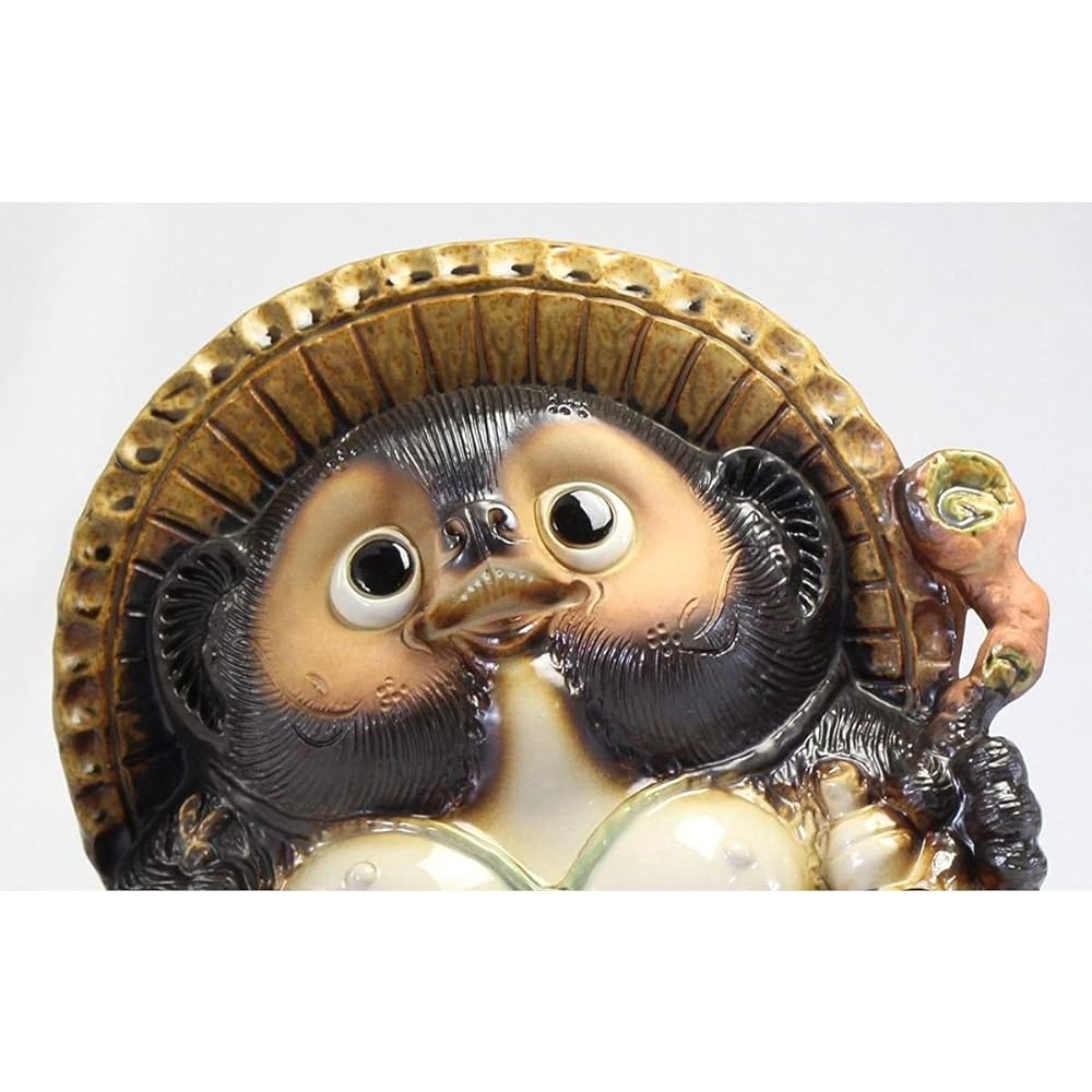 CtoC JAPAN Select Shigaraki Yaki Tanuki Ornament SA20-4 Pottery Width 36cm x Depth 25cm x Height 42cm Fukufuku Tanuki No. 13 Stylish Pottery 4510542199873