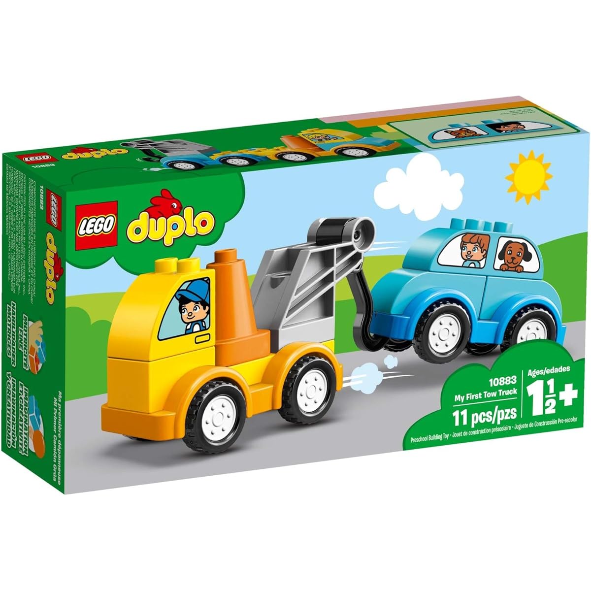 LEGO Duplo First Duplo Tow Truck 10883 Educational Toy Blocks Toy Boys Car