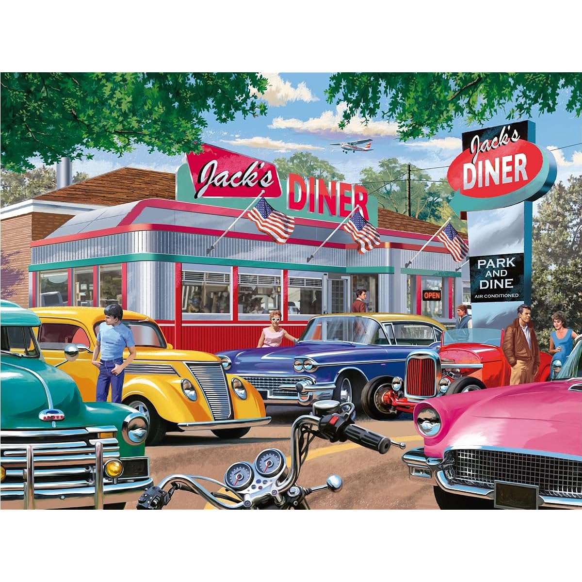Ravensburger Meet You at Jack's 19938 750 Piece Large Pieces Jigsaw Puzzle for Adults, Every Piece is Unique, Softclick Technology Means Pieces Fit Together Perfectly