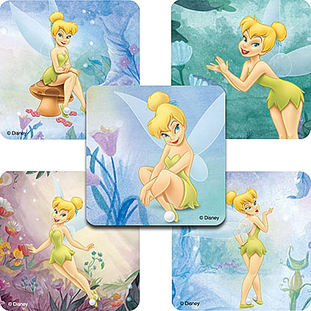 Disney Tinkerbell Stickers - Party Favours - 100 Per Pack