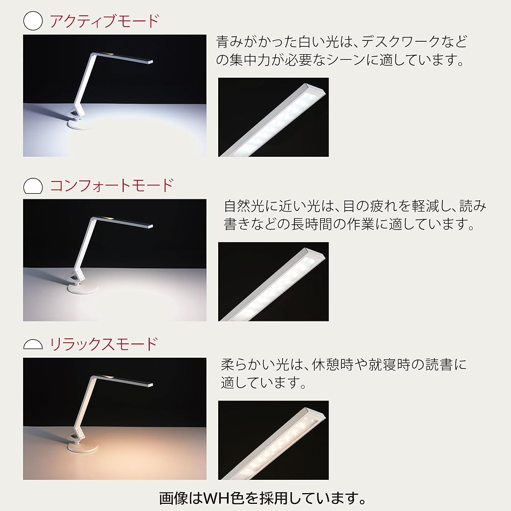 Koizumi Fanitech KOIZUMI (Study Desk Study Desk) Desk Light LED Light Illuminator LED Stand Light White PCL-011WH