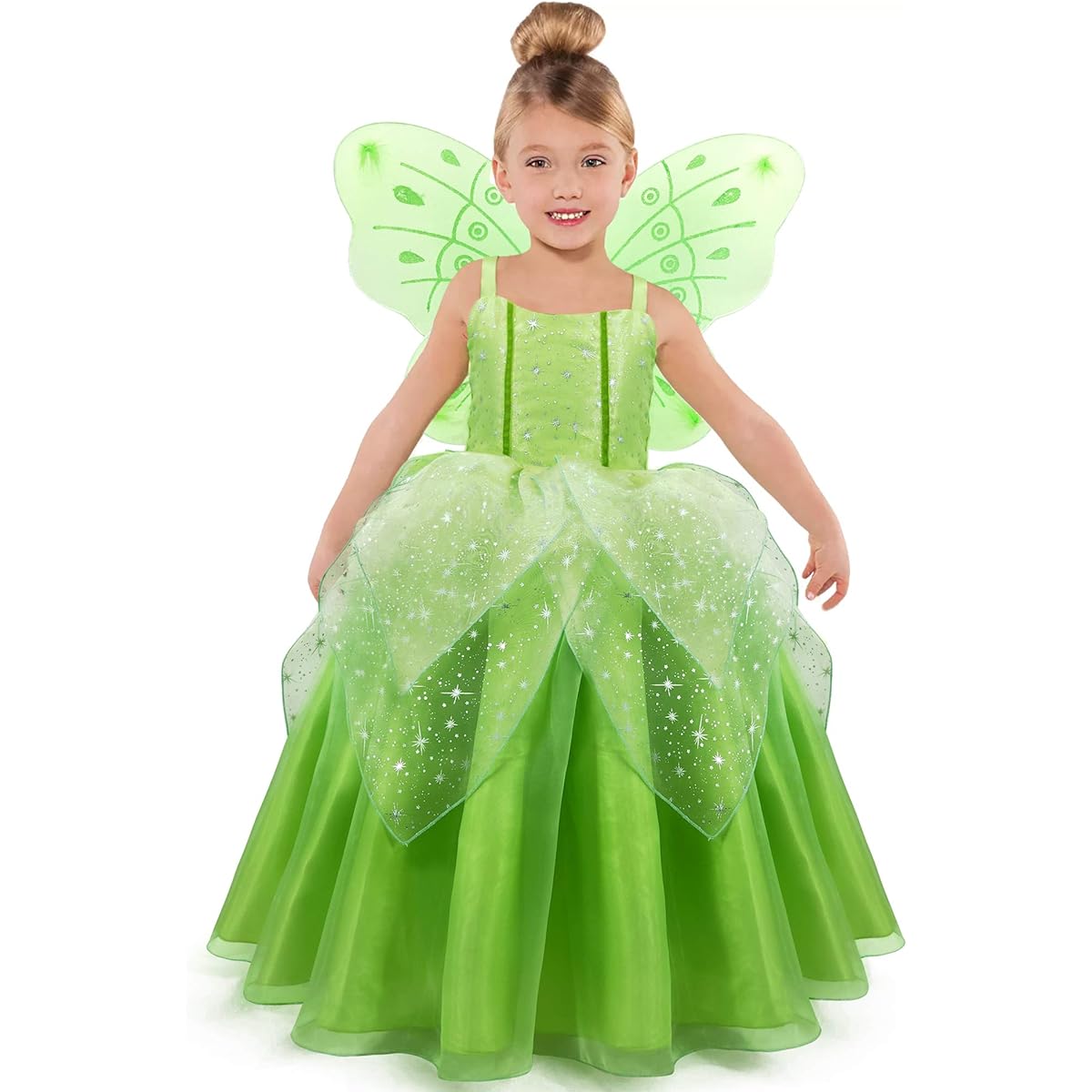 [FUFSAWS] ToLaFio Girls Princess Costume (Tinker Bell, 2-3Years)