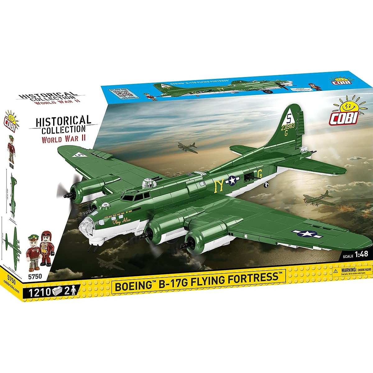 Cobi Historical Collection #5750 B-17G Flying Fortress (US Army) 1/48 scale