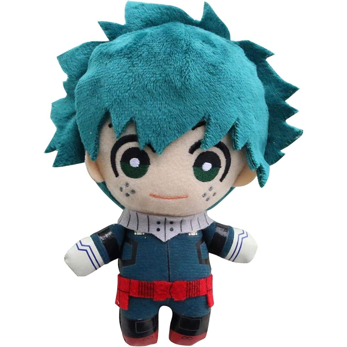 MHA Deku Plushie Todoroki Plushie Bakugou Plush Toy Stuffed Animal 15cm (Green, One Size)