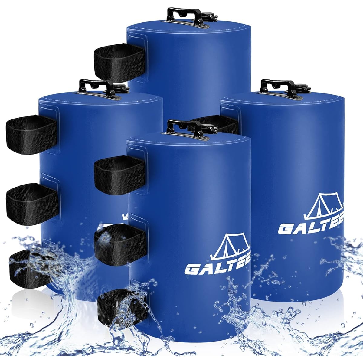 GALTEED Canopy Water Weight Bag 88 lbs Water Tent Weights Set of 4 Leg Weights for Pop Up Canopy Canopy Tent Gazebo Blue