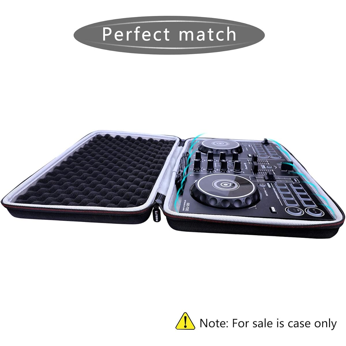 LTGEM EVA Hard DJ Controller Case for Hercules Inpulse 200/200 MK2 / Pioneer DJ DDJ-200 Smart/DDJ-WeGO4-K DJ Controllers Case Only!
