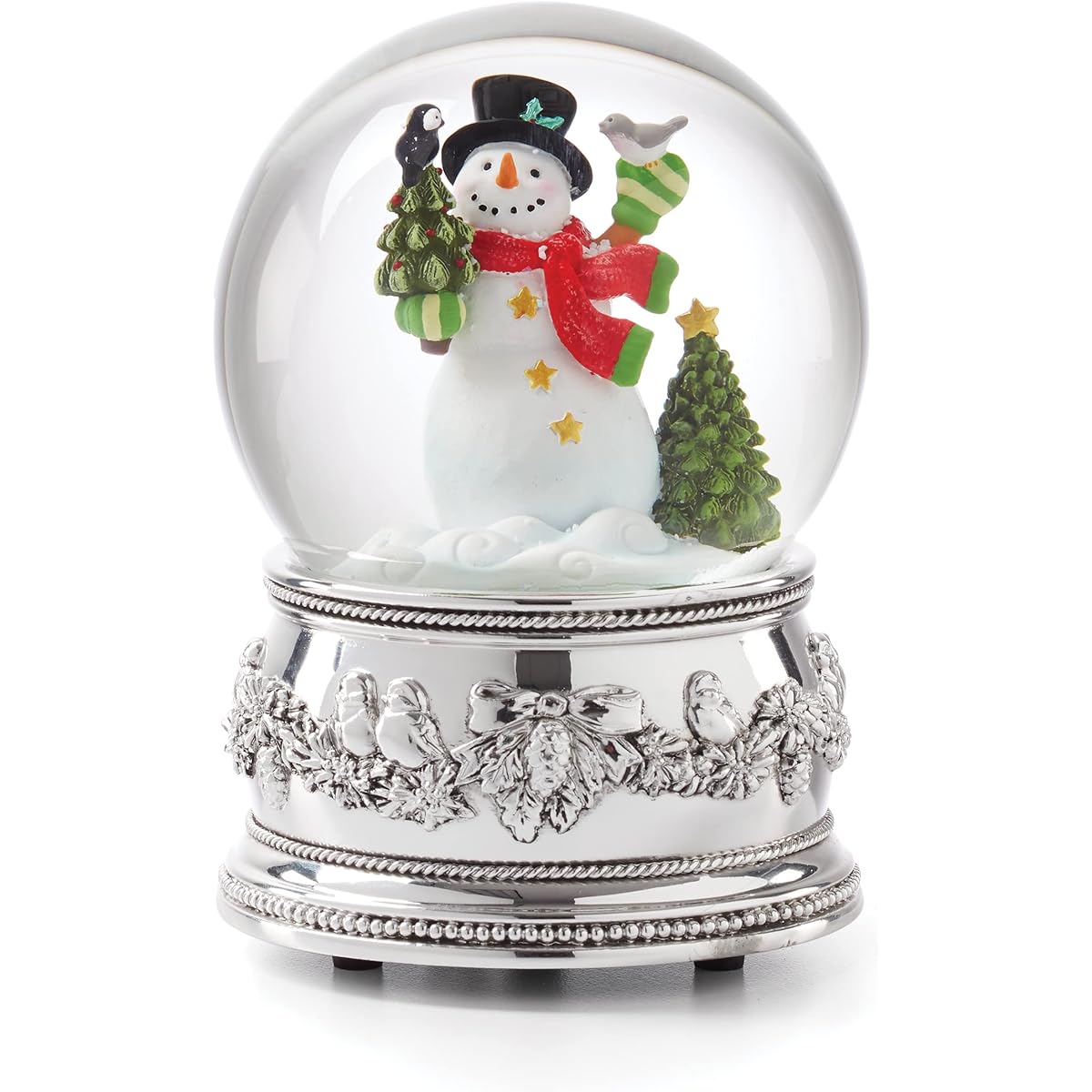 Reed & Barton 894285 Snowman Musical Snow Globe
